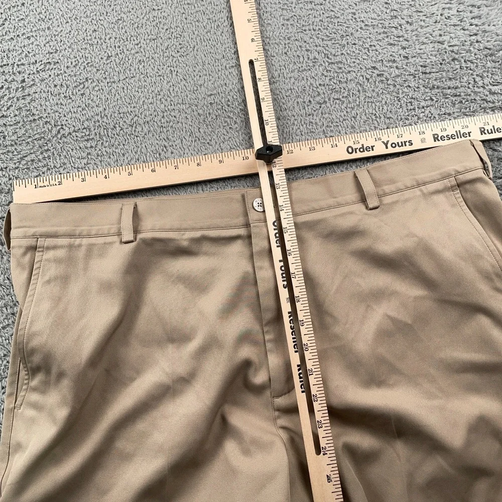 Nike Golf Shorts Mens 40 Khaki Fit Dry Performance Flat Front Athletic Casual